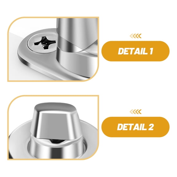 OUNONA Marine Canvas Turn Button Fasteners Stainless Steel Secure Locking Hardware 40 Sets for Outdoor and Boat Use