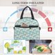 thumbnail image 4 of Balery White Geese and Flower Bolsa de Almuerzo Impresa, Caja de Almuerzo Reutilizable, Bolsa Térmica Aislada para Almuerzo, Bolsa Antiderrames, 4 of 7