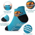thumbnail image 2 of Toddler Baby Non Slip Ankle Socks with Grippers Kids Boys Girls Socks 12 Pairs for 1-7 Years Infant Children, 2 of 6