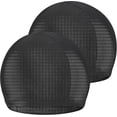 thumbnail image 1 of Gorro de natación para piscina, gorro de natación elástico para adultos y niños, gorro de natación de tela de poliéster suave, 2 uds., 1 of 5