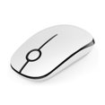 thumbnail image 1 of Ratón inalámbrico VSSoplor 2.4G Slim Portable para PC en blanco y negro, 1 of 7