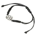 thumbnail image 3 of Soccer Bracelet Bracelets Gift Men Girls Charm Girl Lovers White Kids Adults Women Boy Team Adjustable Black Bead Bangle, 3 of 8