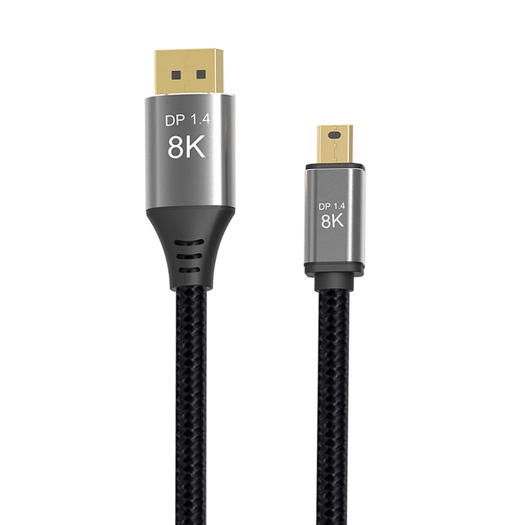 New Dp 1 4 Cables Displayport To Dp To Mini Dp Support 8k 60hz 4k 144hz 1hz Walmart Com