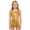 Gold, variant on Kids Girls Shiny Sequins Romper Sparkly Jumpsuit Fringe Tassels Sleeveless Belted Glitter Bodysuit Hot Pink 6