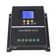 thumbnail image 1 of MPPT Solar Charge Controller, Dual USB Ports LCD Display Home Power Supply System MPPT Panel Regulator, 1 of 7