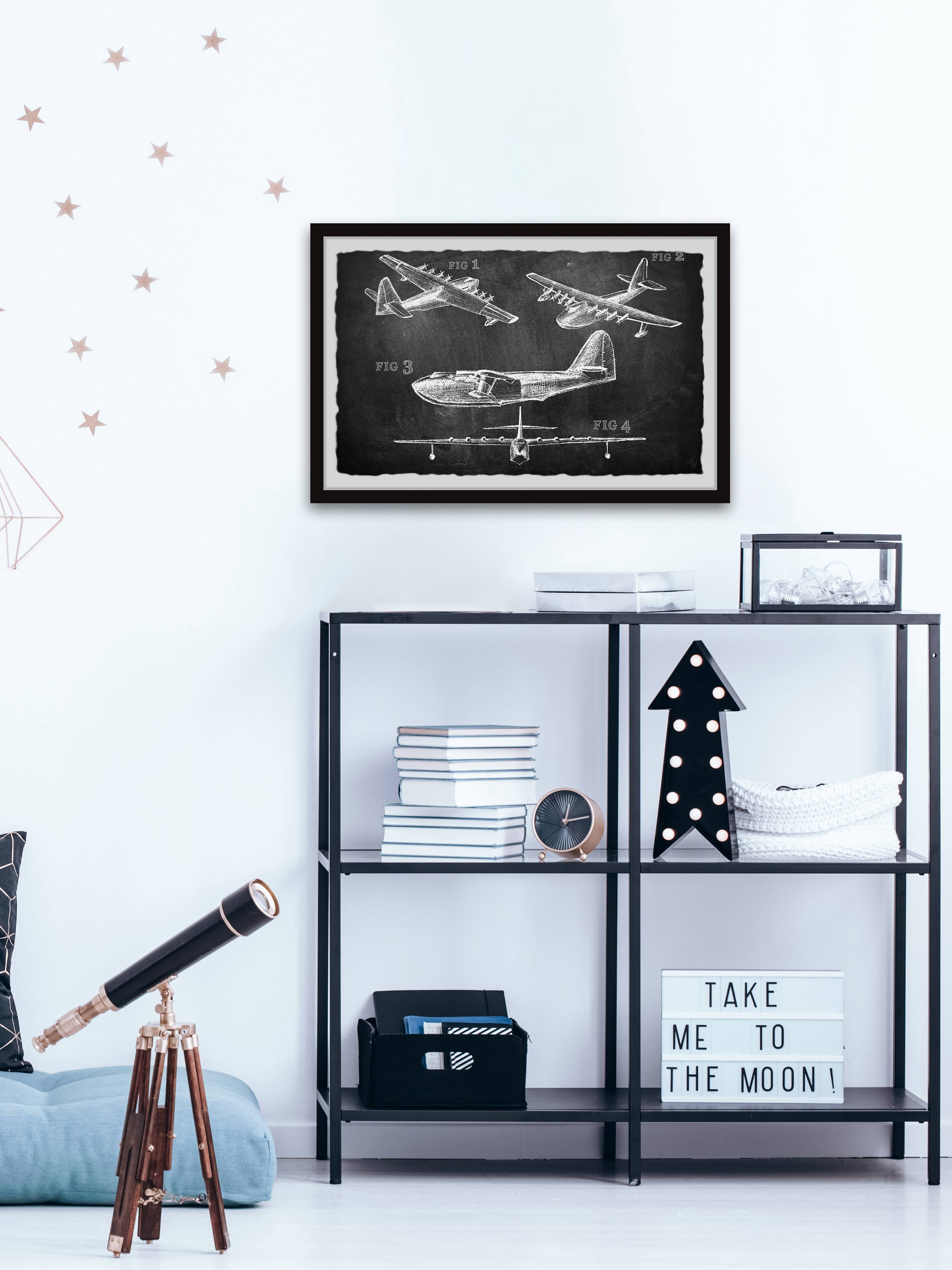 Marmont Hill Historical Airplane II Framed Wall Art
