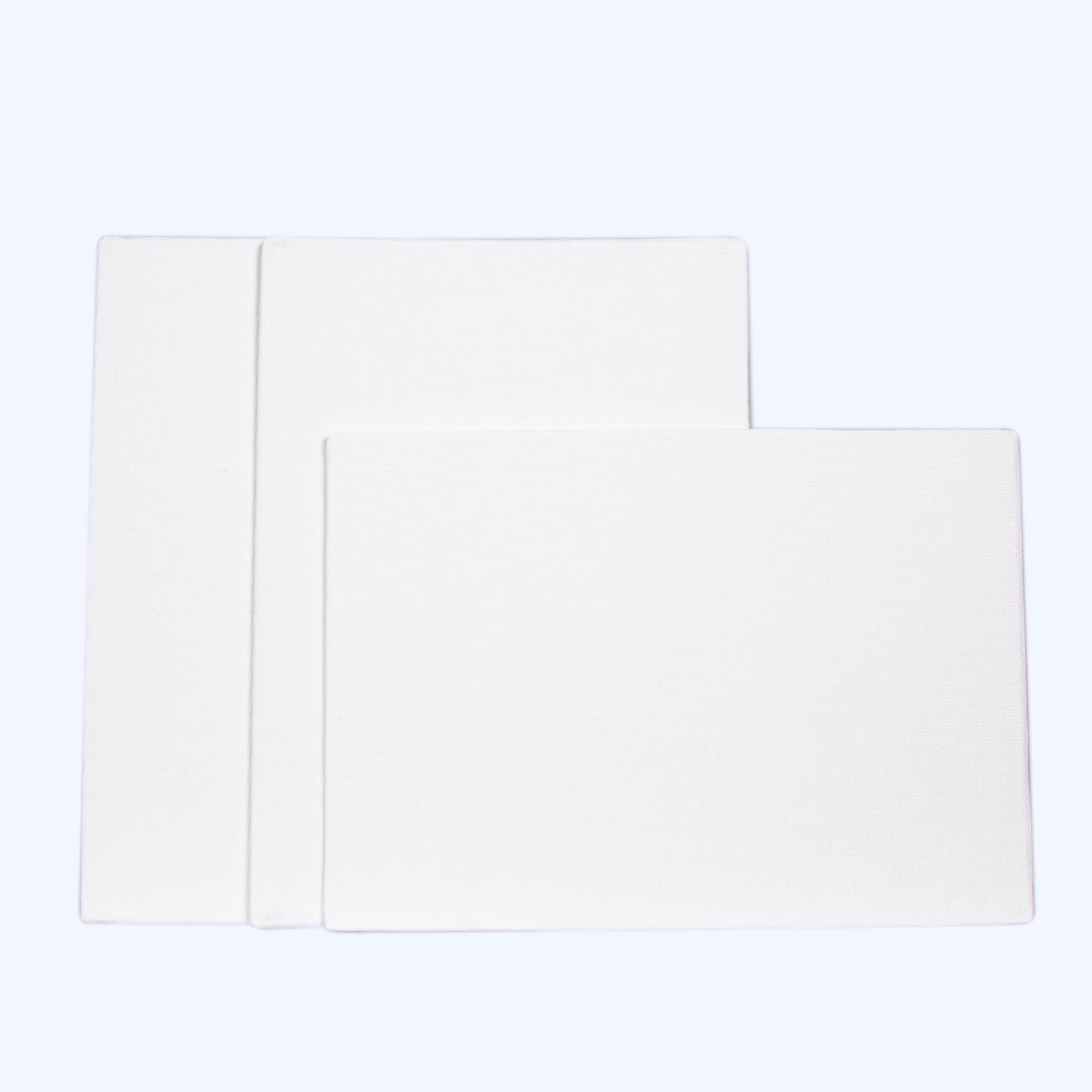 Daler-Rowney Simply White Canvas Panels Set, 5" x 7", 3 Per Pack, 6 Packs