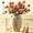 Vintage, variant on Ceramic Flower Vase Home Decor - Farmhouse Flower Vases Rustic Vintage Style Aesthetic Modern for Table Living Room Kitchen Bedroom Decoration House Desk Decorative Accessories Gift (Clay)