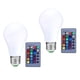 thumbnail image 4 of Lámpara de Bombilla LED RGB Sunnimix 2x Luz con Control Remoto, 4 of 7