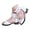 style-01 White, variant on JUMEYU Little Girls Sandals Girls Dress Shoes Toddler Kids Heels Sandals Ankle Strap Party Flower Girl Shoes Sandals Size 4 (White,Big Kids 4)