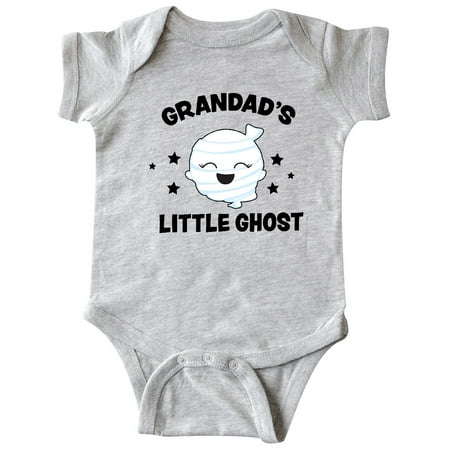 

Inktastic Cute Grandad s Little Ghost with Stars Gift Baby Girl Bodysuit
