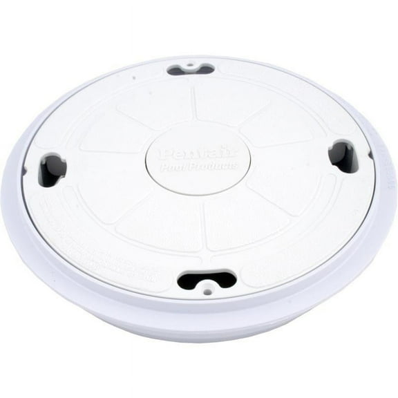 Pentair 85000400 Admiral Skimmer Cover Lid & Ring Set White | New Style Lock Down | 85000400