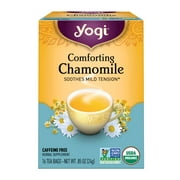 Yogi Tea Comforting Chamomile, Organic Herbal Tea Bags, 16 Count