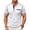 A358-White, variant on Kalauyu Mens Short Sleeve Stand Collar Shirts Contrast Stitch with Chest Pocket Button Up Casual Tops Breathable Knit Golf Daily Tees