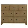 thumbnail image 2 of Progressive Furniture Hayden 7 Drawer Double Dresser in Blonde/Light Gold, 2 of 4