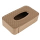 thumbnail image 5 of Caja de toallitas húmedas Tissuebox Caja de pañuelos cosméticos Dispensador de pañuelos con superficie de material cuero , paño de franela interior Beige DYNWAVEMX soporte para pañuelos para automóvil, 5 of 8