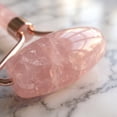 thumbnail image 5 of Natural Rose Quartz Facial Roller and Heart-Shaped Gua Sha Set, Dual-Sided Quartz Face Roller for Skin Revitalization, Cooling Stone Massager for Vanity Decor and Daily Self-Care Ritual, 5 of 10