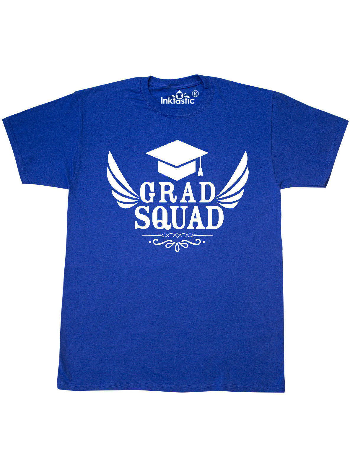 INKtastic Grad Squad with Graduation Cap and Wings TShirt Walmart