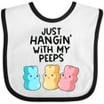 thumbnail image 3 of Inktastic Easter Just Hangin' with My Peeps Boys or Girls Baby Bib, 3 of 4