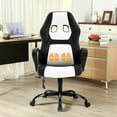 thumbnail image 6 of Massage Gaming Chair, High Back Office Chair Adjustable Gamer Chair Ergonomic Computer Chair with Lumbar Support Task Rolling Swivel Chair Game Chair for Adult &Teen(White), 6 of 8
