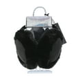 thumbnail image 2 of Madden NYC Women's Faux Suede Ear Muffs and Hair Scrunchy Set, 4-Piece, Black, 2 of 3