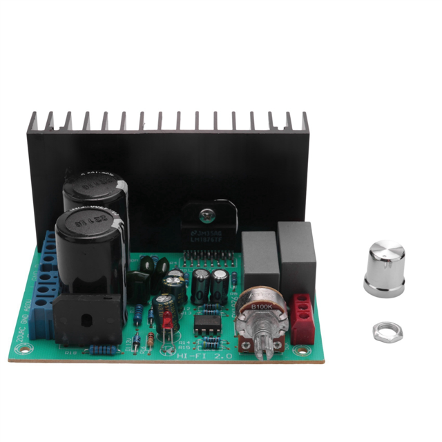 2X 30W+30W LM1876 Stereo Audio Power 4558 Amplifier Board 2.0 Stereo Class Theater AMP Dual