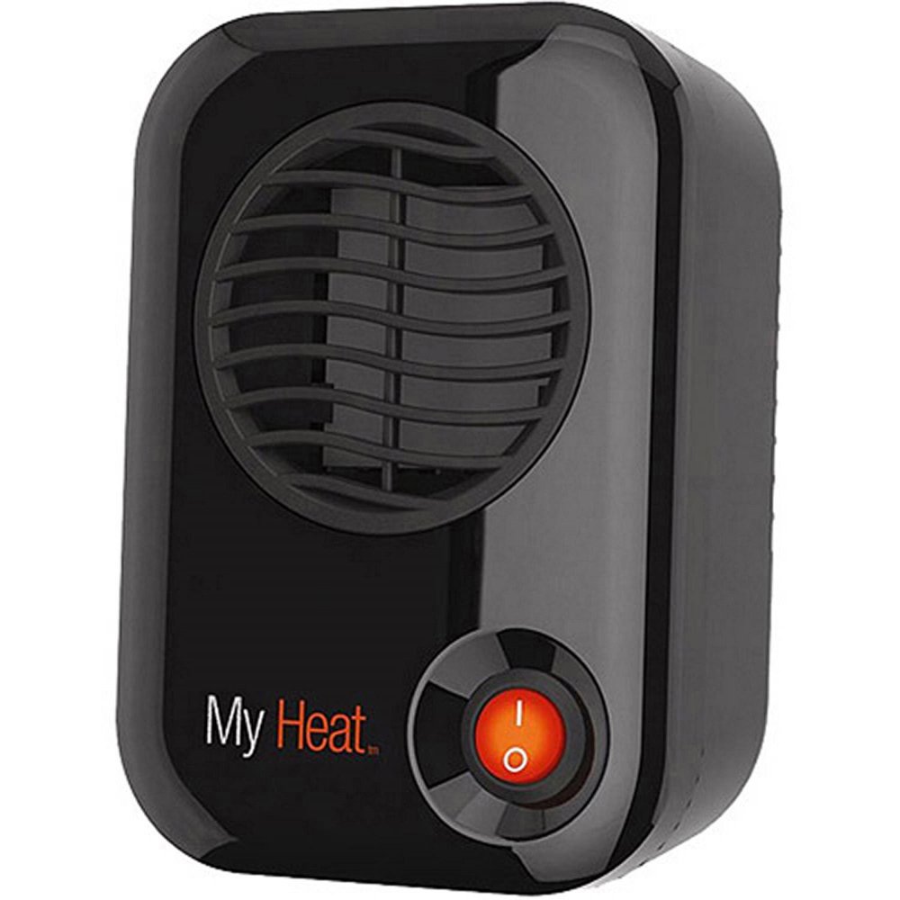 lasko model 100 myheat personal space heater, black compact size