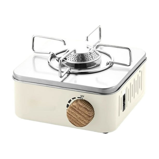 Mini estufa de tarjeta para exteriores, equipo portátil para acampar y hacer picnics, utensilios de cocina para picnic, estufas, estufas rectangulares pequeñas, estufas de tarjeta