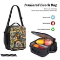 thumbnail image 5 of Fierce Mutant Hero Art Backpack 3Pcs Set, Lightweight Water Resistant Casual Rucksack, 17", 5 of 6