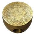 thumbnail image 4 of Nala 23 Inch Coffee Table- Low Round Drum Shape with Unique Hollow Center, 4 of 5