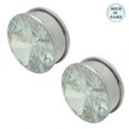 thumbnail image 3 of Paire de Bouchons d'Oreilles à Grande Taille avec CZ Bijouté, 3 of 3
