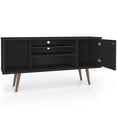 thumbnail image 4 of Pemberly Row Mid-Century Wood TV Stand for TVs up to 50" in Black, 4 of 9