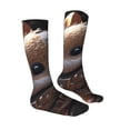 thumbnail image 3 of Vsdgher Cute Big-Eared Mouse Print Thigh High Socks Extra Long Stretchy Sock Women Over Knee High Opaque Stocking Daily Wear, 3 of 5