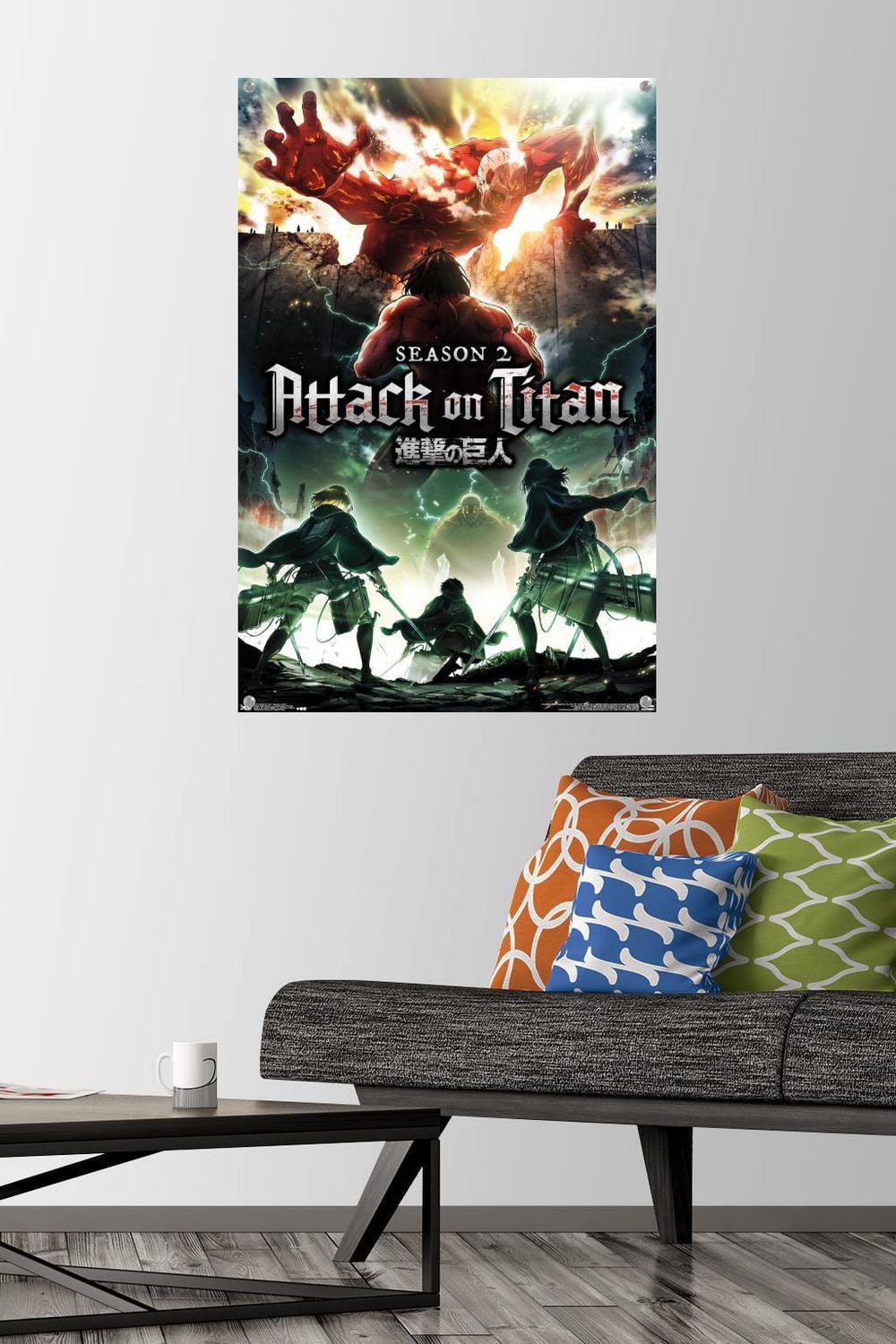 Attack on Titan - Season 2 Teaser One Sheet Wall Poster, 22.375" x 34"