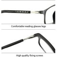 TASHHAR Reading Glasses Hanging Folding Front Click Connect