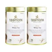 Teamonk Reeti Premium Himalayan Organic White Tea Bags - 100 Tea Bags Filled With Whole Loose Leaves| 100% Natural Tea Bag | Powerful Antioxidant Tea | Tea for Glowing Skin | Immunity Boosting Tea