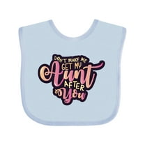 Inktastic Aunt Funny Niece Girls Baby Bib