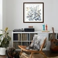 thumbnail image 4 of Art.com Indigo & Ochre I Art Print by Victoria Borges, Brown Frame Wall Art, 38" x 38", 4 of 5