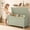 Green, variant on SESSLIFE Kids Wooden Toy Box with Safety Hinged Lid, Gray Toy Storage Organizer Toy Bench for Ages 2 and Up, Toy Chest for Playroom Bedroom Nursery