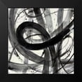 thumbnail image 2 of Hristova, Albena 12x12 Black Modern Framed Museum Art Print Titled - Roller Coaster I on White, 2 of 5