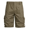 thumbnail image 4 of Up to 65% off Xunlbb Men's Big & Tall Cargo Shorts Men's Camouflage Work Shorts Mid-waist Multi-pocket Five-piece Pants Casual Pants Sports Pants Shorts Pants Gift for Him, M-5XL, 4 of 5
