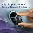 thumbnail image 6 of Febreze Car Air Freshener, Odor-Fighting Car Vent Clip, Mountain, 2 Count, 6 of 13