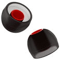 thumbnail image 2 of Large Replacement Silicone Eartips Eargels Earbuds Ear Tips Compatible with Senso, Zeus, Otium, Hussar, Sony MDR, Tozo, Mpow Headphones & Earphones (Large - 6 Pairs), 2 of 3
