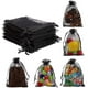 thumbnail image 3 of 10.87 x 7.2 x 1.65 inchesBlack100 bolsas de regalo de organza negras de 4 x 6 pulgadas con cordón, bolsas de dulces, bolsas de joyería, bolsas de favores de boda para bolsa de rega, 3 of 4