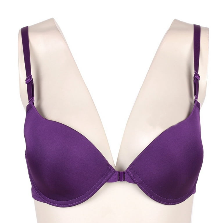 Women Lingerie Bras for Push Up Lace Floral Bra Supper Padded Bra Top  Underwired Underwear Plus Size (Color : C15Purple, Cup Size : 85C) :  : Clothing, Shoes & Accessories