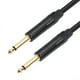 thumbnail image 1 of 6.35mm 1/4 Guitar Cable Male to Male /TRS Balanced Stereo Audio Cable for Electric Guitar Bass Amp Mixer Speaker 300cm, 1 of 5