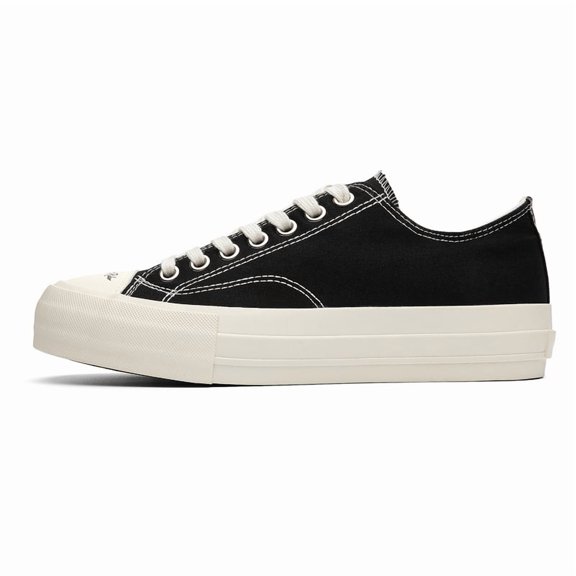 Classic Contrast Stitching Thick Platform Canvas Sneakers
