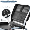 thumbnail image 4 of FORMRS Zipper Binder with Shoulder Strap 2-inch Ring 500 Sheet Capacity File Bag, Art Mountain and Sun Pattern, 4 of 5
