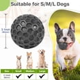 thumbnail image 2 of Pelota chirriante indestructible de juguete para perros DISSONIC para razas grandes, 2 of 8