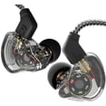 thumbnail image 1 of Auriculares con cable H HIFIHEAR CCZ Melody 1BA 1DD con micrófono transparente negro, 1 of 7